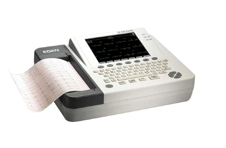 Electrocardiograph ECG Interprative System Edan® SE-1200 Express AC 100 to 240 V, 50 to 60 Hz Digital Display 12 Channel LCD Touch Screen w/Keyboard 8.4' by MDPro Edan USA  ID SE-1200EXPRESS